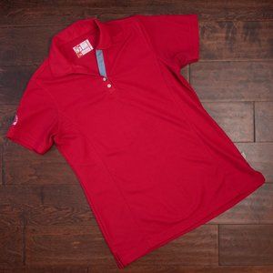 Euc Chick Fil A Red Uniform Polo Sz M 
